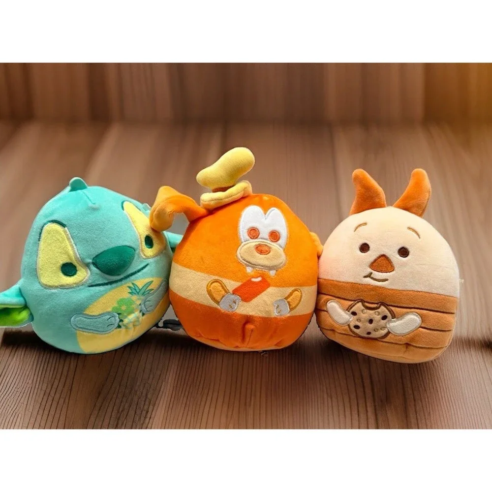 Squishmallows Disney 5" Scented Mystery Squad Plush Lot of 3 Stitch Piglet Goofy - Picture 1 of 10